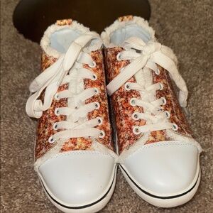 Multicolor Faux Fur Lined Sneakers